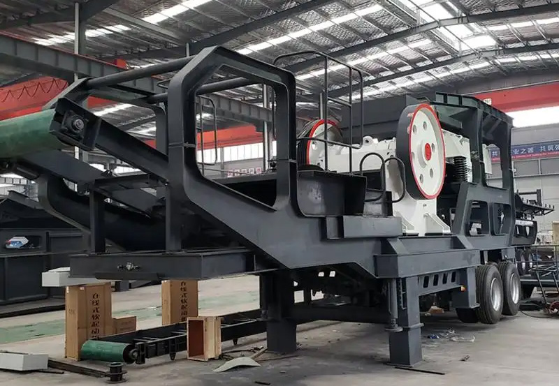 Mobile sand production line